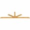 Ekena Millwork Saratoga Timber Gable Bracket, Western Red Cedar, 108"W x 31 1/2"H x 2"D x 4"F, 7/12 Pitch GBW108X31X0204SAR00RWR - alternate 3